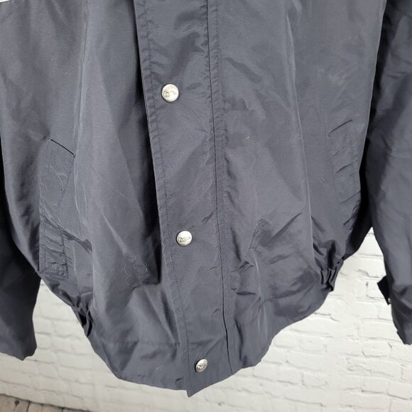 Fedex Black Double Zip Hideable Hood Relflective Windbreaker Jacket Size 3XL - Picture 10 of 16